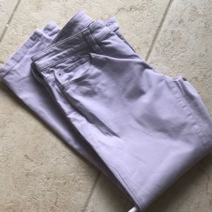 Purple Loft modern ankle Jean